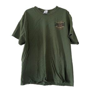 Gildan Galveston Lone Star Rally 2016 Short Sleeve T-Shirt Green Men's Size XL